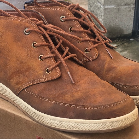 G.H. Bass Atwater 713288-BRTN Mens Brown Mid Top Lace Up Chukkas Boots SIZE 13 - Picture 5 of 10